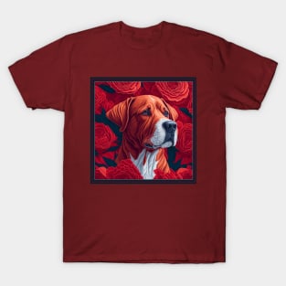 German dog. Style vector (red version пerman dog) T-Shirt